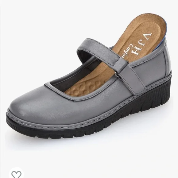 VJH comfort women’s Mary Jane round toe flat shoes size 8 - Picture 5 of 6